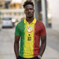 Custom Senegal National Football Polo Shirt Lions Of Teranga Leopard Print Tribal Flag Graphic
