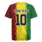 Custom Senegal National Football Rugby Jersey Lions Of Teranga Leopard Print Tribal Flag Graphic