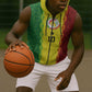 Custom Senegal National Football Sleeveless Zip Hoodie Lions Of Teranga Leopard Print Tribal Flag Graphic