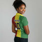 Custom Senegal National Football Women Polo Shirt Lions Of Teranga Leopard Print Tribal Flag Graphic