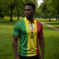 Custom Senegal National Football Zipper Polo Shirt Lions Of Teranga Leopard Print Tribal Flag Graphic