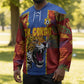 Custom DR Congo National Football Hockey Jersey The Leopards Tropical Jungle Leaf Botanical Art