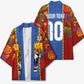 Custom DR Congo National Football Kimono The Leopards Tropical Jungle Leaf Botanical Art