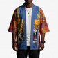 Custom DR Congo National Football Kimono The Leopards Tropical Jungle Leaf Botanical Art