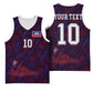 Custom Haiti National Football Basketball Jersey Les Grenadiers Feather Pattern Coat Of Arms Art