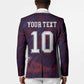 Custom Haiti National Football Blazer Les Grenadiers Feather Pattern Coat Of Arms Art