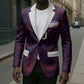 Custom Haiti National Football Blazer Les Grenadiers Feather Pattern Coat Of Arms Art