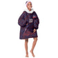 Custom Haiti National Football Kid Wearable Blanket Hoodie Les Grenadiers Feather Pattern Coat Of Arms Art