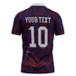 Custom Haiti National Football Zipper Polo Shirt Les Grenadiers Feather Pattern Coat Of Arms Art