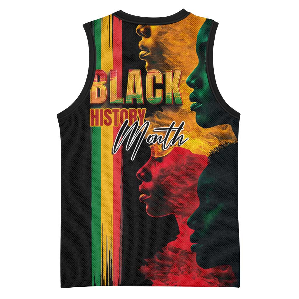Afro - Black History Month Basketball Jersey Black Soul - I'm Black Every Month LT03