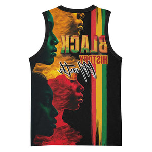 Afro - Black History Month Basketball Jersey Black Soul - I'm Black Every Month - African Pride