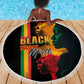 Afro - Black History Month Beach Blanket Black Soul - I'm Black Every Month