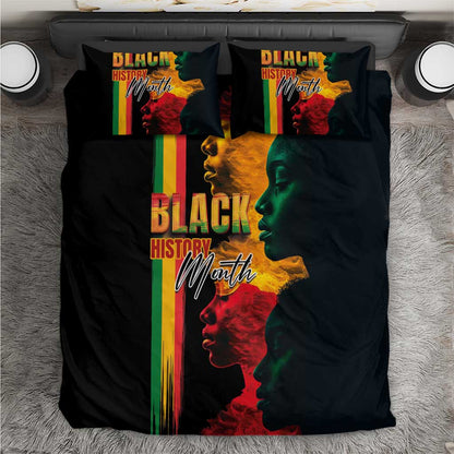 Afro - Black History Month Bedding Set Black Soul - I'm Black Every Month