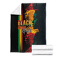 Afro - Black History Month Blanket Black Soul - I'm Black Every Month