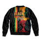 Afro - Black History Month Bomber Jacket Black Soul - I'm Black Every Month
