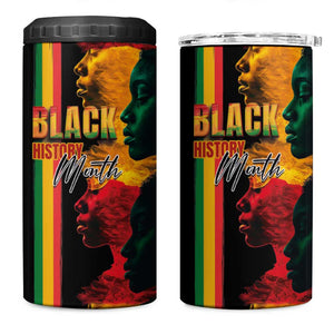 Afro - Black History Month 4 in 1 Can Cooler Tumbler Black Soul - I'm Black Every Month