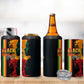 Afro - Black History Month 4 in 1 Can Cooler Tumbler Black Soul - I'm Black Every Month