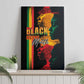 Afro - Black History Month Canvas Wall Art Black Soul - I'm Black Every Month