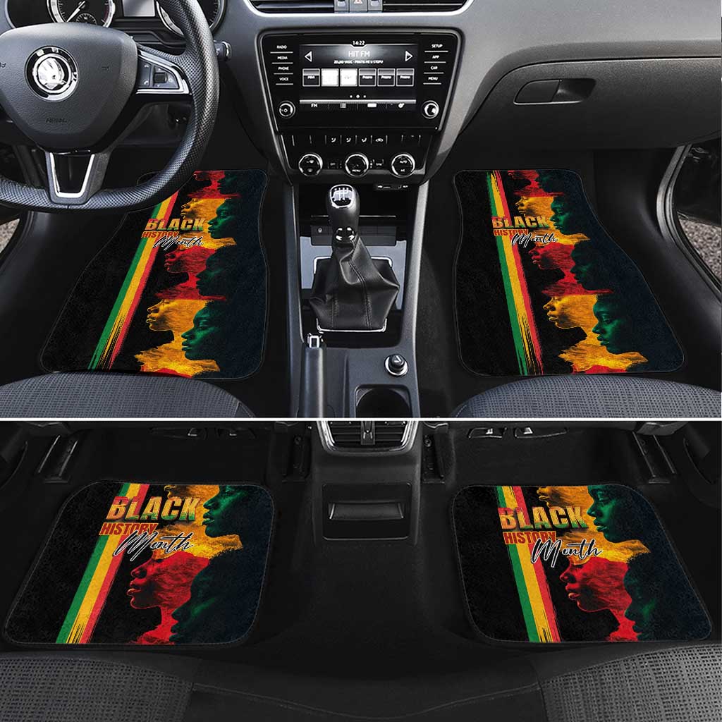 Afro - Black History Month Car Mats Black Soul - I'm Black Every Month