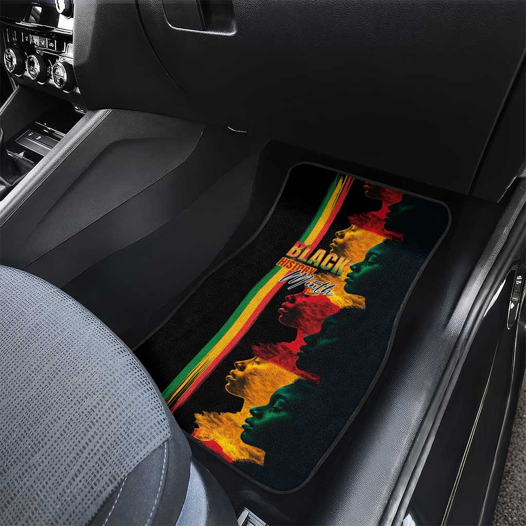 Afro - Black History Month Car Mats Black Soul - I'm Black Every Month