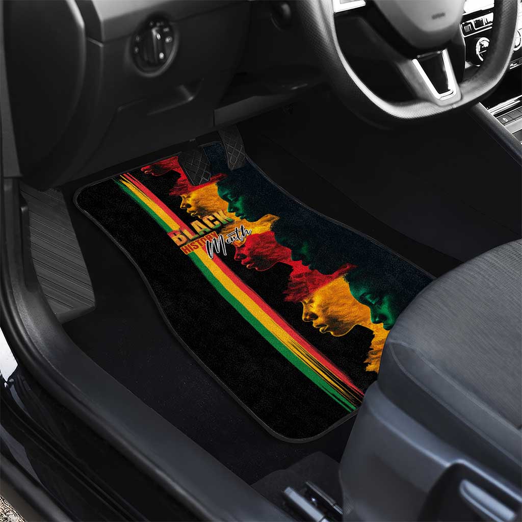 Afro - Black History Month Car Mats Black Soul - I'm Black Every Month