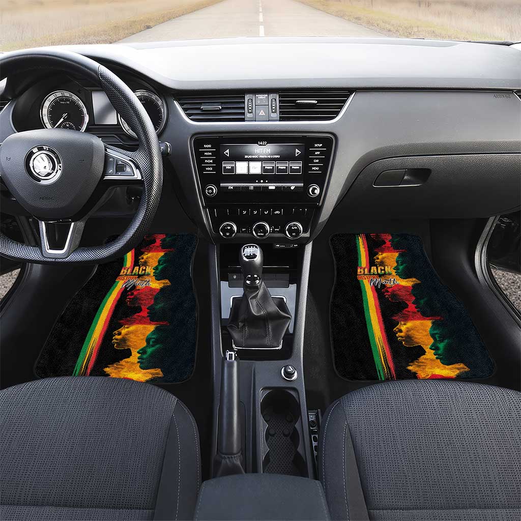 Afro - Black History Month Car Mats Black Soul - I'm Black Every Month