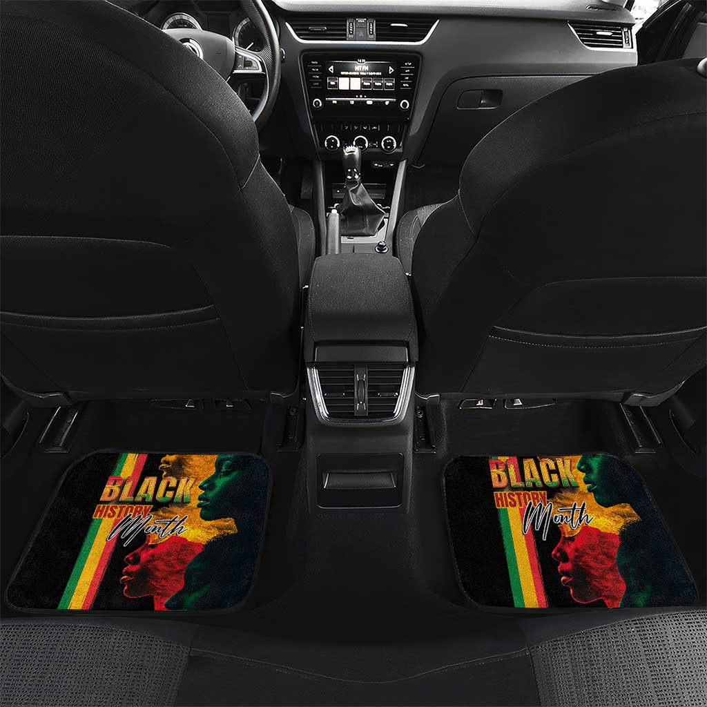 Afro - Black History Month Car Mats Black Soul - I'm Black Every Month