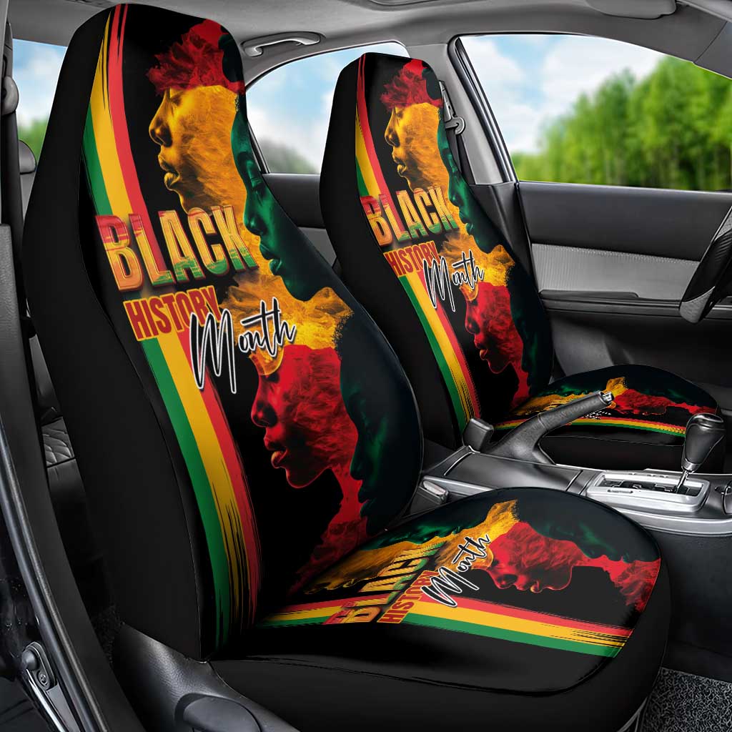 Afro - Black History Month Car Seat Cover Black Soul - I'm Black Every Month