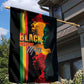 Afro - Black History Month Garden Flag Black Soul - I'm Black Every Month