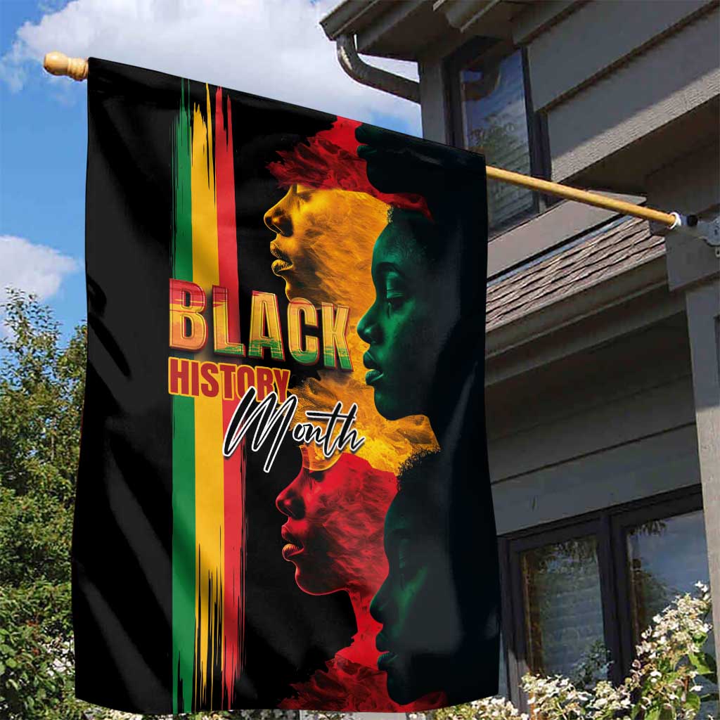 Afro - Black History Month Garden Flag Black Soul - I'm Black Every Month