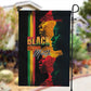 Afro - Black History Month Garden Flag Black Soul - I'm Black Every Month