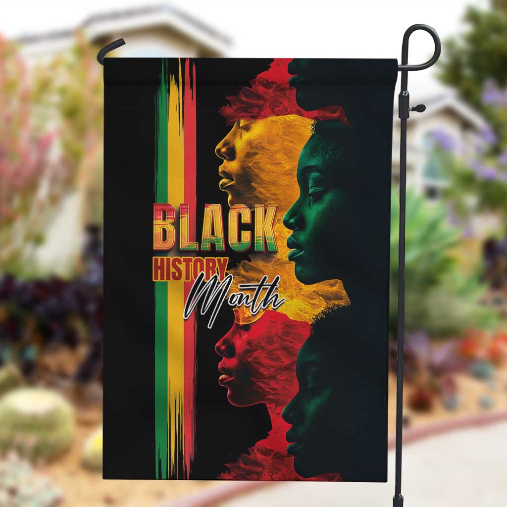 Afro - Black History Month Garden Flag Black Soul - I'm Black Every Month