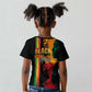 Afro - Black History Month Kid T shirt Black Soul - I'm Black Every Month
