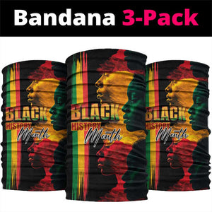 Afro - Black History Month Neck Gaiter Black Soul - I'm Black Every Month LT03