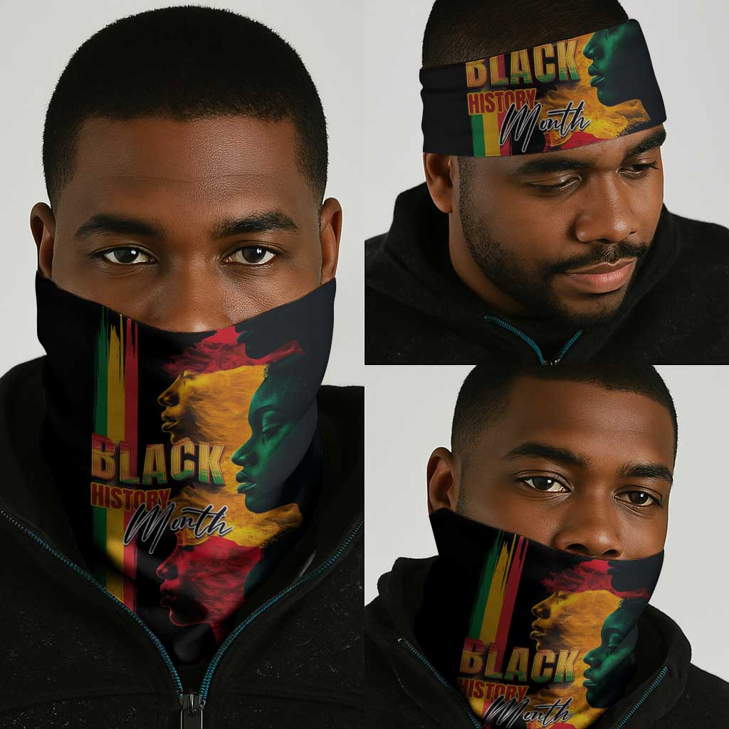 Afro - Black History Month Neck Gaiter Black Soul - I'm Black Every Month LT03