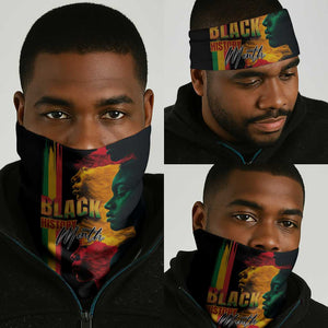 Afro - Black History Month Neck Gaiter Black Soul - I'm Black Every Month LT03