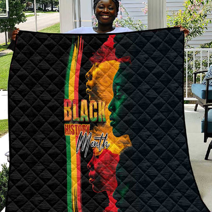 Afro - Black History Month Quilt Black Soul - I'm Black Every Month