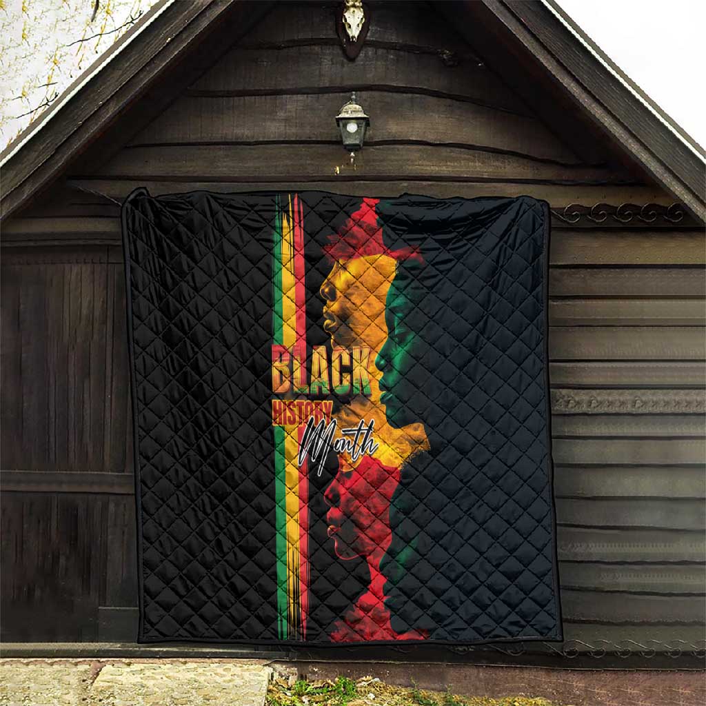 Afro - Black History Month Quilt Black Soul - I'm Black Every Month