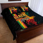 Afro - Black History Month Quilt Bed Set Black Soul - I'm Black Every Month