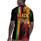 Afro - Black History Month Rugby Jersey Black Soul - I'm Black Every Month