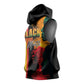 Afro - Black History Month Sleeveless Hoodie Black Soul - I'm Black Every Month - African Pride