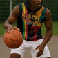 Afro - Black History Month Sleeveless Hoodie Black Soul - I'm Black Every Month - African Pride