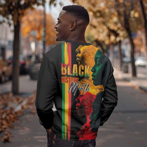 Afro - Black History Month Sweatshirt Black Soul - I'm Black Every Month