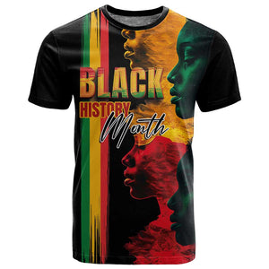 Afro - Black History Month T shirt Black Soul - I'm Black Every Month