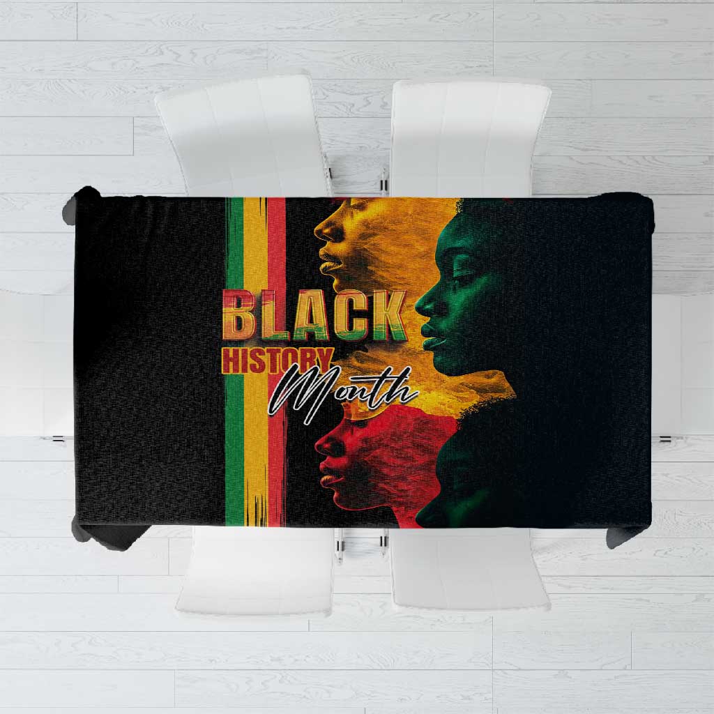 Afro - Black History Month Tablecloth Black Soul - I'm Black Every Month