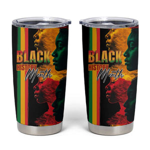 Afro - Black History Month Tumbler Cup Black Soul - I'm Black Every Month