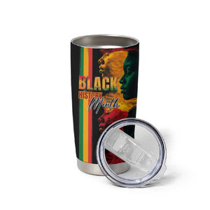 Afro - Black History Month Tumbler Cup Black Soul - I'm Black Every Month