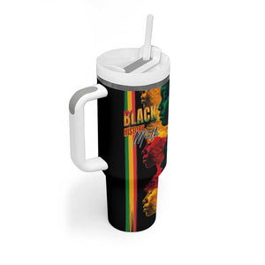 Afro - Black History Month Tumbler With Handle Black Soul - I'm Black Every Month