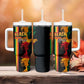 Afro - Black History Month Tumbler With Handle Black Soul - I'm Black Every Month