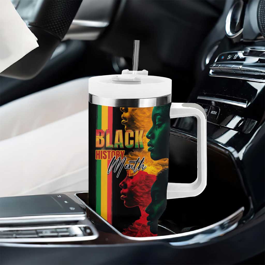 Afro - Black History Month Tumbler With Handle Black Soul - I'm Black Every Month